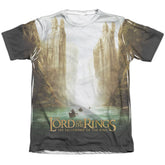 Lord Of The Rings Fellowship Poster Men's Regular Fit Poly Cotton Short-Sleeve T-Shirt