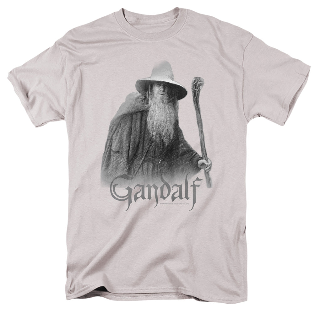 Lord Of The Rings Gandalf The Grey Men's 18/1 Cotton Short-Sleeve T-Shirt