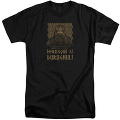 Lord Of The Rings Ishkhaqwi Durugnul Men's 18/1 Tall Cotton Short-Sleeve T-Shirt