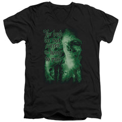 Lord Of The Rings King Of The Dead Men's 30/1 Cotton Slim V-Neck T-Shirt