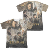 Lord Of The Rings King Poster (Front/Back Print) Men's Regular Fit Poly Cotton Short-Sleeve T-Shirt
