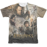 Lord Of The Rings King Poster Men's Regular Fit Poly Cotton Short-Sleeve T-Shirt