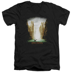 Lord Of The Rings Kings Of Old Men's 30/1 Cotton Slim V-Neck T-Shirt