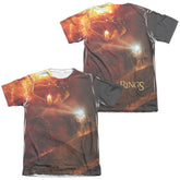 Lord Of The Rings No Passing (Front/Back Print) Men's Regular Fit Poly Cotton Short-Sleeve T-Shirt