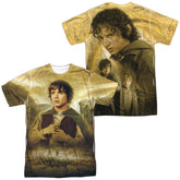 Lord Of The Rings Ring Bearer (Front/Back Print) Men's Regular Fit Polyester Short-Sleeve T-Shirt