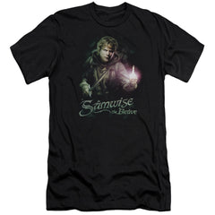 Lord Of The Rings Samwise The Brave Men's Ultra-Soft 30/1 Cotton Slim Short-Sleeve T-Shirt