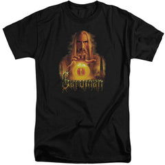 Lord Of The Rings Saruman Men's 18/1 Tall Cotton Short-Sleeve T-Shirt