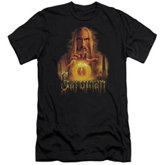 Lord Of The Rings Saruman Men's Ultra-Soft 30/1 Cotton Slim Short-Sleeve T-Shirt