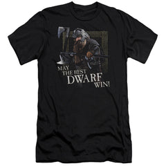 Lord Of The Rings The Best Dwarf Men's Ultra-Soft 30/1 Cotton Slim Short-Sleeve T-Shirt