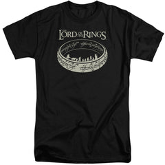 Lord Of The Rings The Journey Men's 18/1 Tall Cotton Short-Sleeve T-Shirt