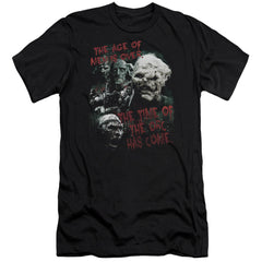 Lord Of The Rings Time Of The Orc Men's Ultra-Soft 30/1 Cotton Slim Short-Sleeve T-Shirt