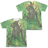 Lord Of The Rings Treebeard (Front/Back Print) Men's Regular Fit Poly Cotton Short-Sleeve T-Shirt