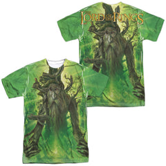 Lord Of The Rings Treebeard (Front/Back Print) Men's Regular Fit Polyester Short-Sleeve T-Shirt