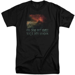 Lord Of The Rings Walk In Mordor Men's 18/1 Tall Cotton Short-Sleeve T-Shirt