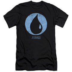 Magic The Gathering Blue Symbol Men's Ultra-Soft 30/1 Cotton Slim Short-Sleeve T-Shirt