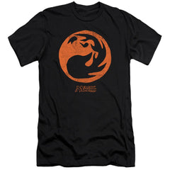 Magic The Gathering Red Symbol Men's Ultra-Soft 30/1 Cotton Slim Short-Sleeve T-Shirt