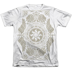 Magic The Gathering White Mana Men's Regular Fit Poly Cotton Short-Sleeve T-Shirt