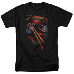 Man Of Steel Symbolic Superman Men's 18/1 Cotton Short-Sleeve T-Shirt