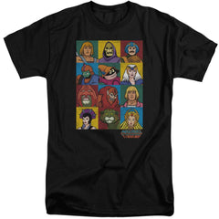 Masters Of The Universe Character Heads Men's 18/1 Tall Cotton Short-Sleeve T-Shirt