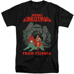 Masters Of The Universe Eternia Christmas Men's 18/1 Tall Cotton Short-Sleeve T-Shirt