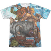 Masters Of The Universe Heroes And Villains Men's Regular Fit Poly Cotton Short-Sleeve T-Shirt