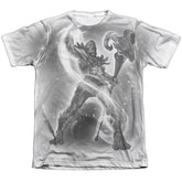 Masters Of The Universe Skeletor B&W Men's Regular Fit Poly Cotton Short-Sleeve T-Shirt