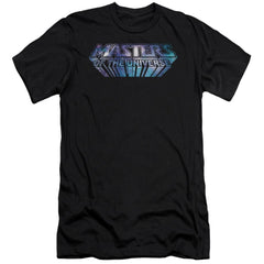 Masters Of The Universe Space Logo Men's Ultra-Soft 30/1 Cotton Slim Short-Sleeve T-Shirt