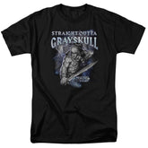 Masters Of The Universe Straight Outta Grayskull Men's 18/1 Cotton Short-Sleeve T-Shirt