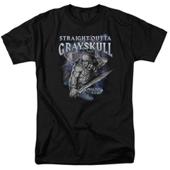 Masters Of The Universe Straight Outta Grayskull Men's 18/1 Cotton Short-Sleeve T-Shirt