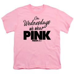 Mean Girls Pink Youth 18/1 100% Cotton Short-Sleeve T-Shirt