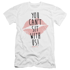 Mean Girls You Cant Sit With Us Men's Ultra-Soft 30/1 Cotton Slim Short-Sleeve T-Shirt