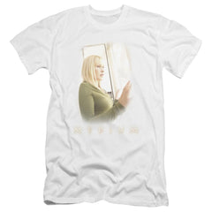 Medium White Light Men's Ultra-Soft 30/1 Cotton Slim Short-Sleeve T-Shirt