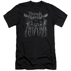 Metalocalypse Dethklok Band Men's Ultra-Soft 30/1 Cotton Slim Short-Sleeve T-Shirt