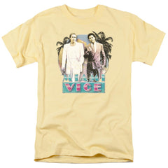 Miami Vice 80S Love Men's 18/1 Cotton Short-Sleeve T-Shirt