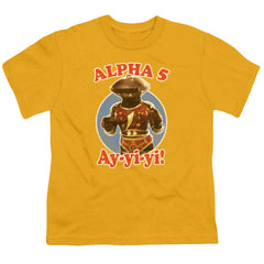 Mighty Morphin Power Rangers Alpha 5 Youth 18/1 100% Cotton Short-Sleeve T-Shirt