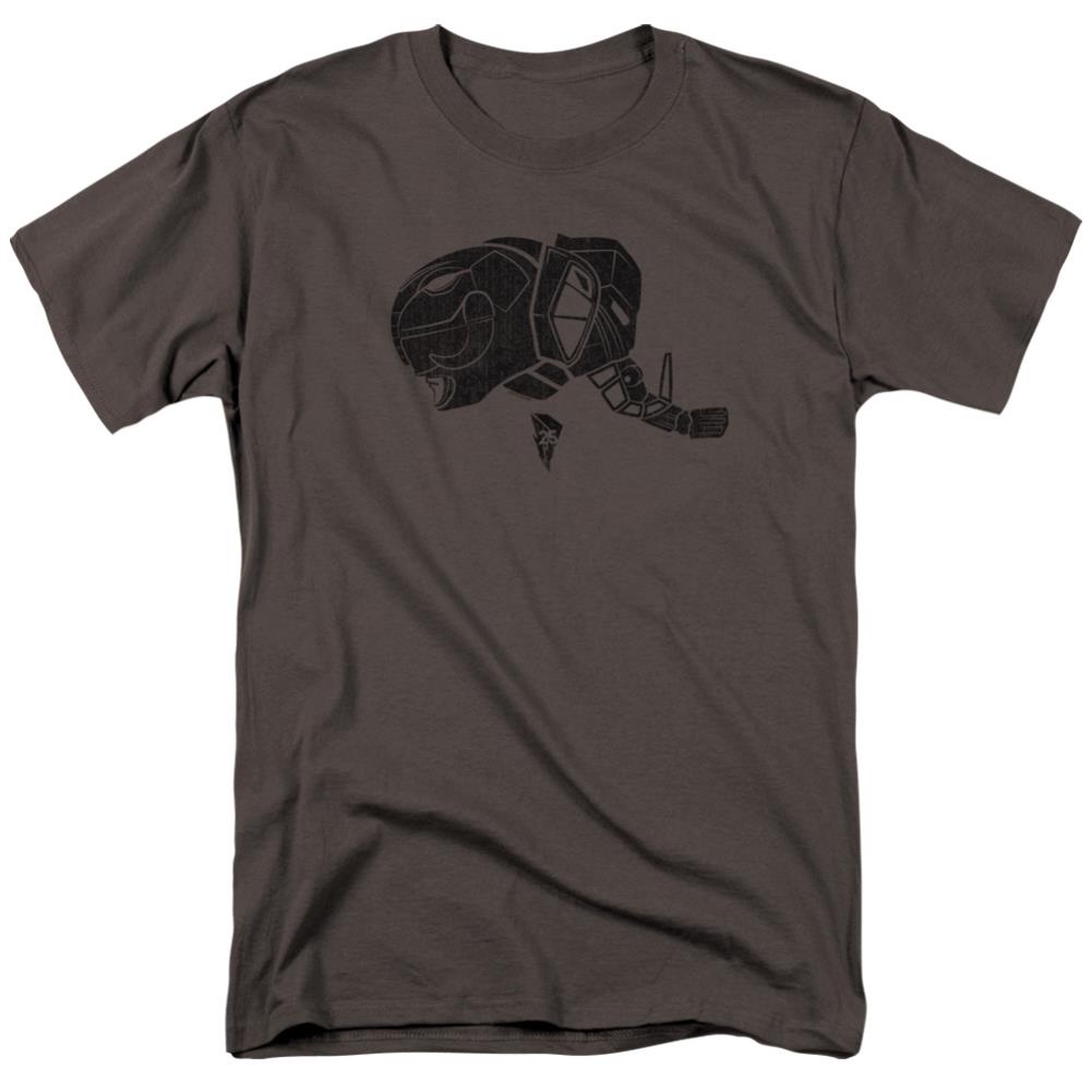 Mighty Morphin Power Rangers Black Men's 18/1 Cotton Short-Sleeve T-Shirt