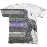 Mighty Morphin Power Rangers Black Streak Men's Regular Fit Poly Cotton Short-Sleeve T-Shirt