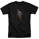 Mighty Morphin Power Rangers Bolt Sigil Men's 18/1 Cotton Short-Sleeve T-Shirt
