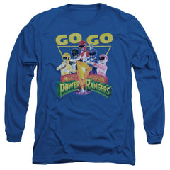 Mighty Morphin Power Rangers Go Go Men's 18/1 Cotton Long-Sleeve T-Shirt