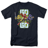 Mighty Morphin Power Rangers Go Go Men's 18/1 Cotton Short-Sleeve T-Shirt