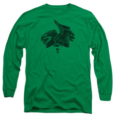 Mighty Morphin Power Rangers Green Men's 18/1 Cotton Long-Sleeve T-Shirt