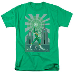 Mighty Morphin Power Rangers Green Ranger Deco Men's 18/1 Cotton Short-Sleeve T-Shirt