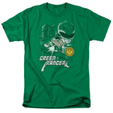 Mighty Morphin Power Rangers Green Ranger Men's 18/1 Cotton Short-Sleeve T-Shirt