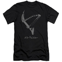 Mighty Morphin Power Rangers Helmet Men's Ultra-Soft 30/1 Cotton Slim Short-Sleeve T-Shirt