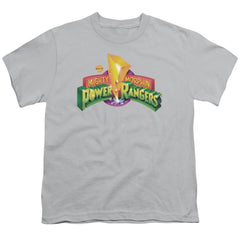 Mighty Morphin Power Rangers MMPR Logo Youth 18/1 100% Cotton Short-Sleeve T-Shirt