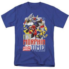 Mighty Morphin Power Rangers Morphin Time Men's 18/1 Cotton Short-Sleeve T-Shirt