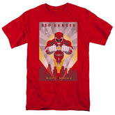 Mighty Morphin Power Rangers Red Deco Men's 18/1 Cotton Short-Sleeve T-Shirt