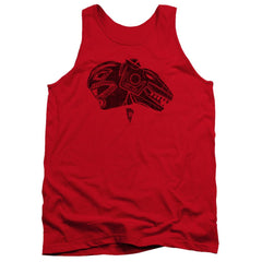 Mighty Morphin Power Rangers Red Men's 18/1 Cotton Tank Top