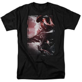 Mighty Morphin Power Rangers Red Zord Poster Men's 18/1 Cotton Short-Sleeve T-Shirt