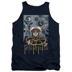 Mighty Morphin Power Rangers Rita Deco Men's 18/1 Cotton Tank Top